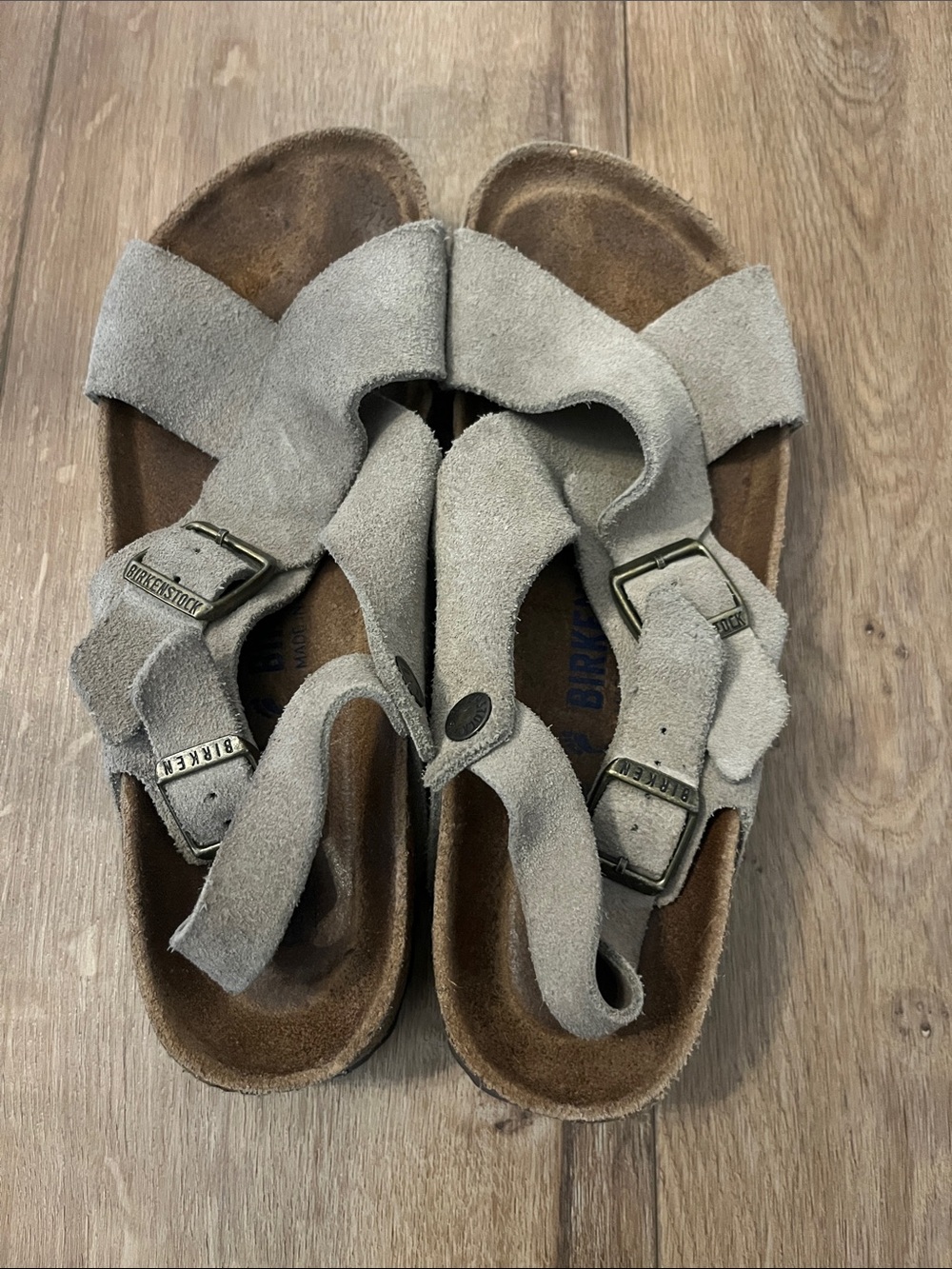 Birkenstock Tulum Soft Footed Taupe Sandals